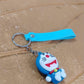 Cute Cartoon Silicone 3D Key Chain with Metal Hook & Strap (Pack of 1 / Mix Design)