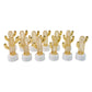 Decorative Cactus Shaped Flameless Led Candles (12 Pc)