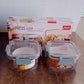 Apex Press N’ Lock Airtight Food Storage Container Set (2Pc/450ml) Approx