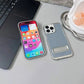 Electroplated Metal Kickstand TPU (Soft) Phone Case - iPhone 14  pro ( black)
