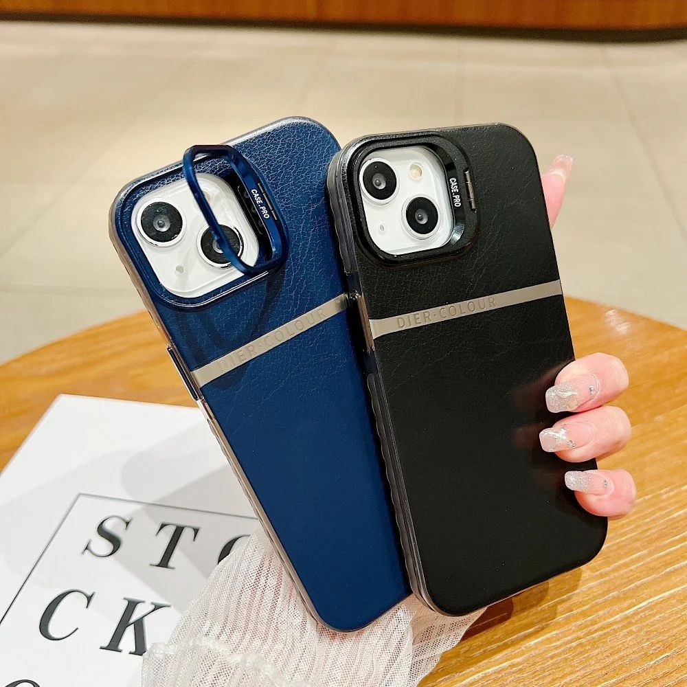 Bracket Kickstand TPU (Soft) | PC (Hard) Phone Case - iPhone 14 Pro
