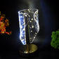 Luxury Golden Leaf Design Crystal Table Lamp (1 Pc)