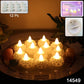 Led Floating Lotus Water Sensor Candles (12 Pc)