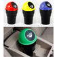 1738 Mini Car Trash Bin Can Holder Dustbin