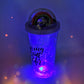 6883 Sipper Bottle With Straw Led Glow Light  For Kidstumbler With Strawvacuum Flasksipper Plastic Tumblersipper Bottle With Straw (Pack Of 1)