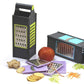 Steel And Plastic 4 In 1 Vegetable  Fruit Slicer Grater  Slicer (1 Pc)