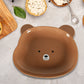 Durable Food Serving Plate, Bear Shaped Plate Cartoon Snack Plates For Serving Fruits & Desserts (1 Pc)