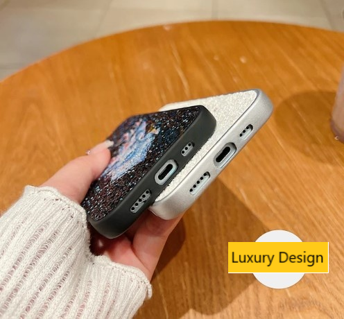 Cosmic Guardian Stardust Pattern Phone Case (white)