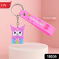 Cute Cartoon Silicone 3D Key Chain with Metal Hook & Strap (Pack of 1)