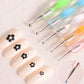 6020 Nail Art Point Pen And Set Used By Womens And Ladies For Their Fashion Purposes.
