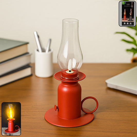 Vintage Style Plastic Candle Light Led Lamp (1 Pc)