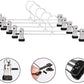 7202 Hangers With 2-adjustable Anti-rust Clips (Pack Of 12)