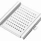 2142 6 In 1 Stainless Steel Kitchen Chips Chopper Cutter Slicer And Grater With Handle