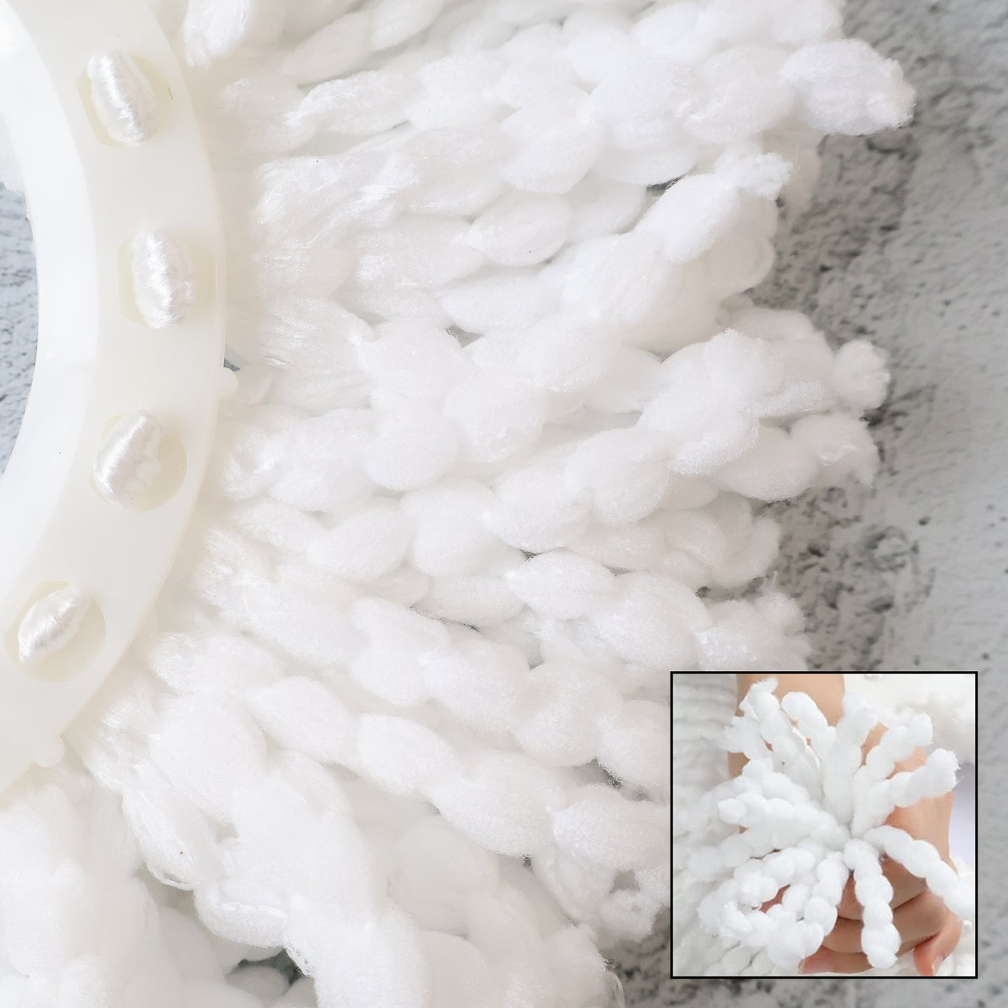 Microfiber Spin Mop Refill Head 360 Rotating Mop (1 Pc)